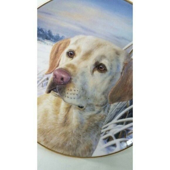 Franklin Mint "Watchful Companion" Dog Collector Plate by Randy McGovern - Picture 3 of 6